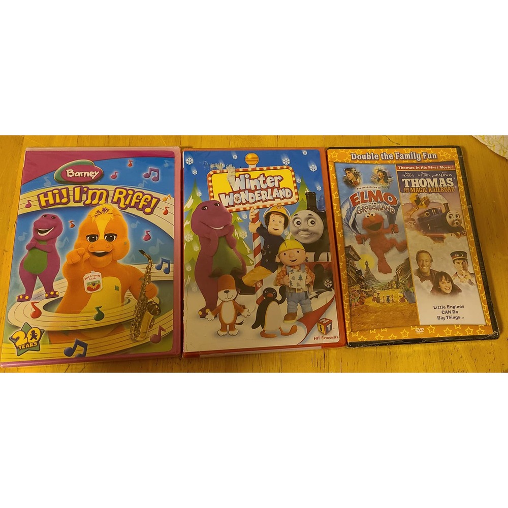Winter Wonderland Hit DVD new Thomas Barney Elmo in Grouchland Magic Railroad